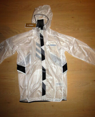 ADIDAS TERREX Jacke Durchsichtig NEU NEW Gr Small Running Sportjacke Laufjacke
