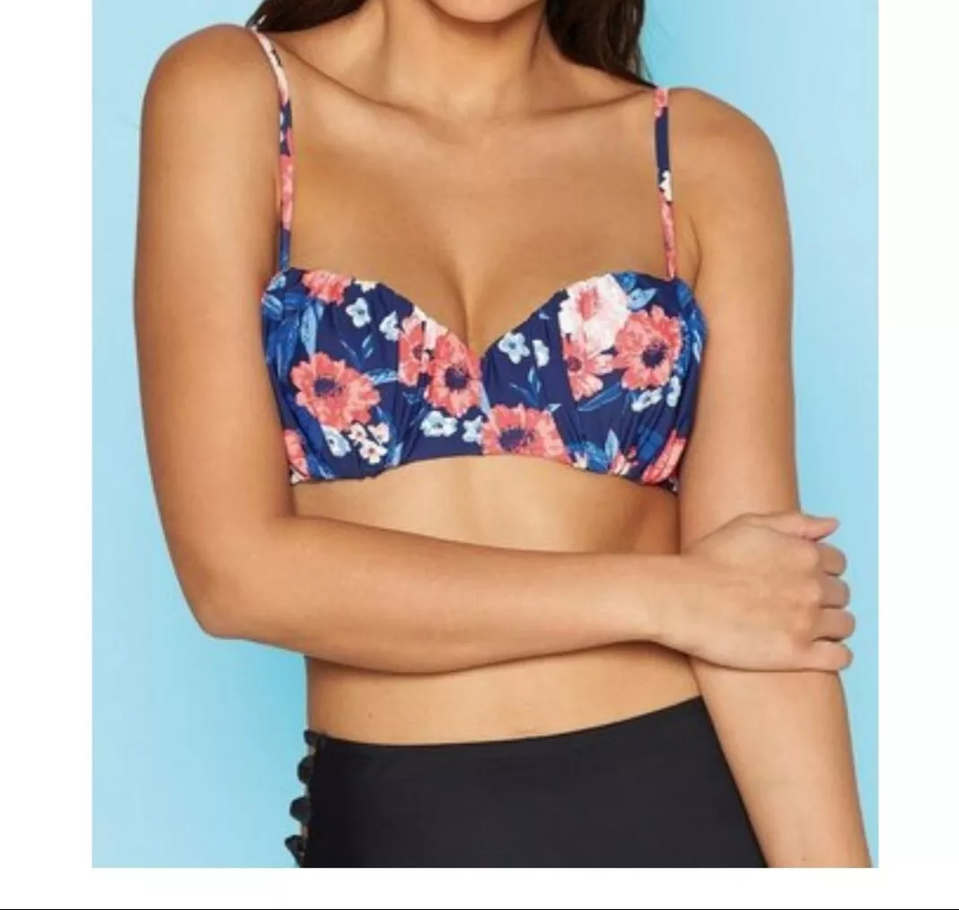 Size 18 bikini tops sale