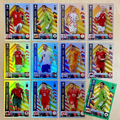 Topps Match Attax Euro EM 2024: CENTURION Rainbow Foil/Emerald Karte aussuchen