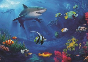 tropical fish painting