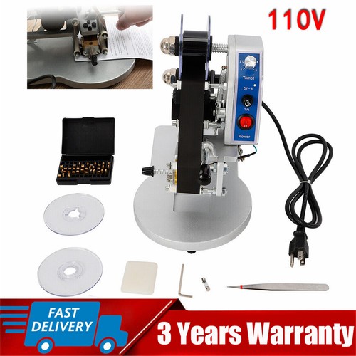 DY - 8 Hot Stamp Printer Manual Ribbon Coding Hot Foil Stamping Date Code Tool - Picture 2 of 16