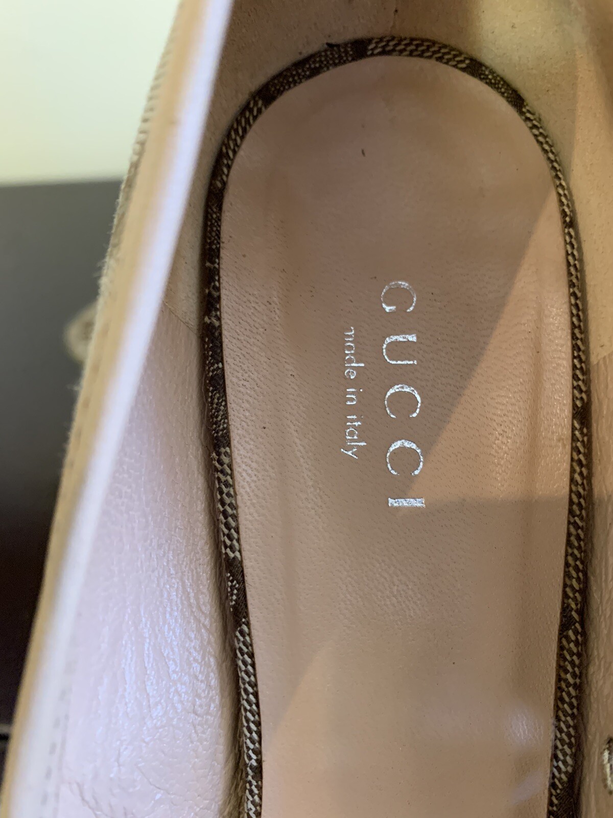 GG  Horsebit Wedges Sandals Silver