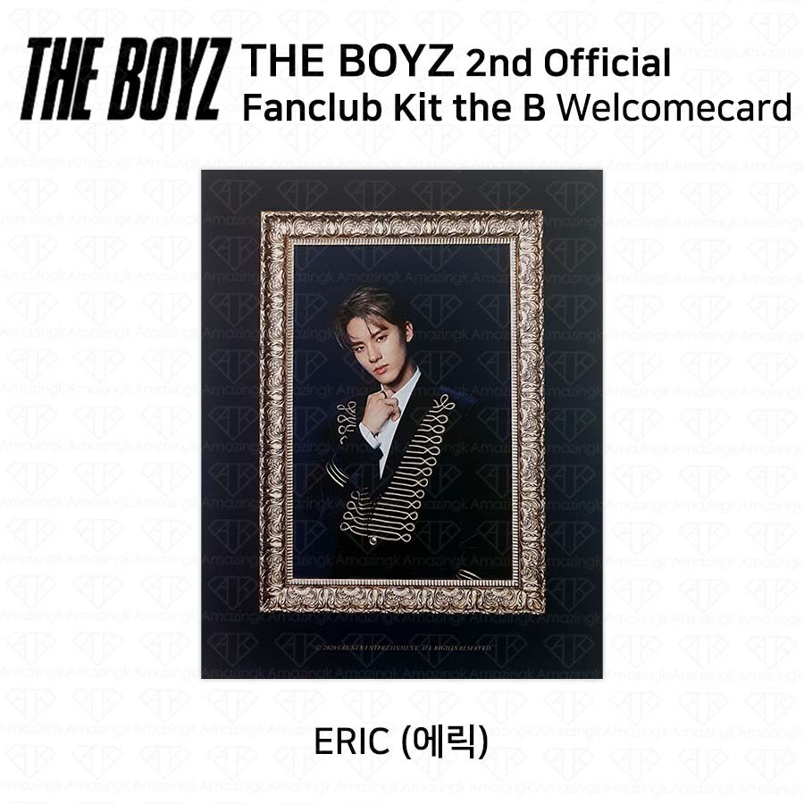 K-POP・アジア THE BOYZ 2nd Official FANCLUB kit 2020 THE BOYZ 2nd Fan Club The B Official Goods Welcome Card
