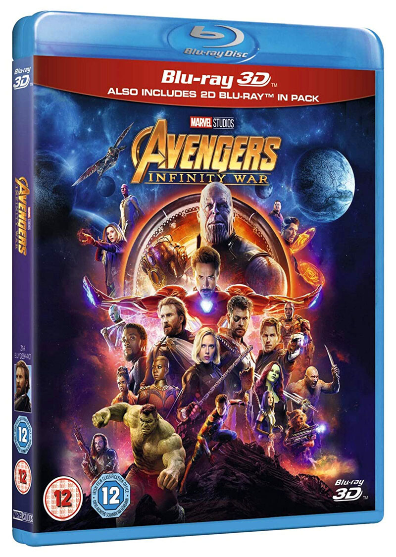 MARVEL AVENGERS: INFINITY WAR [Blu-ray 3D + 2D] The UK