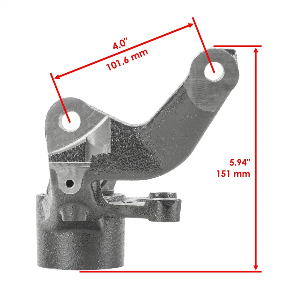 Nudillo de rueda delantera izquierda y derecha para Yamaha 5UG-F3501-12-00 5UG-F3502-12-00 Foto 3 de 4