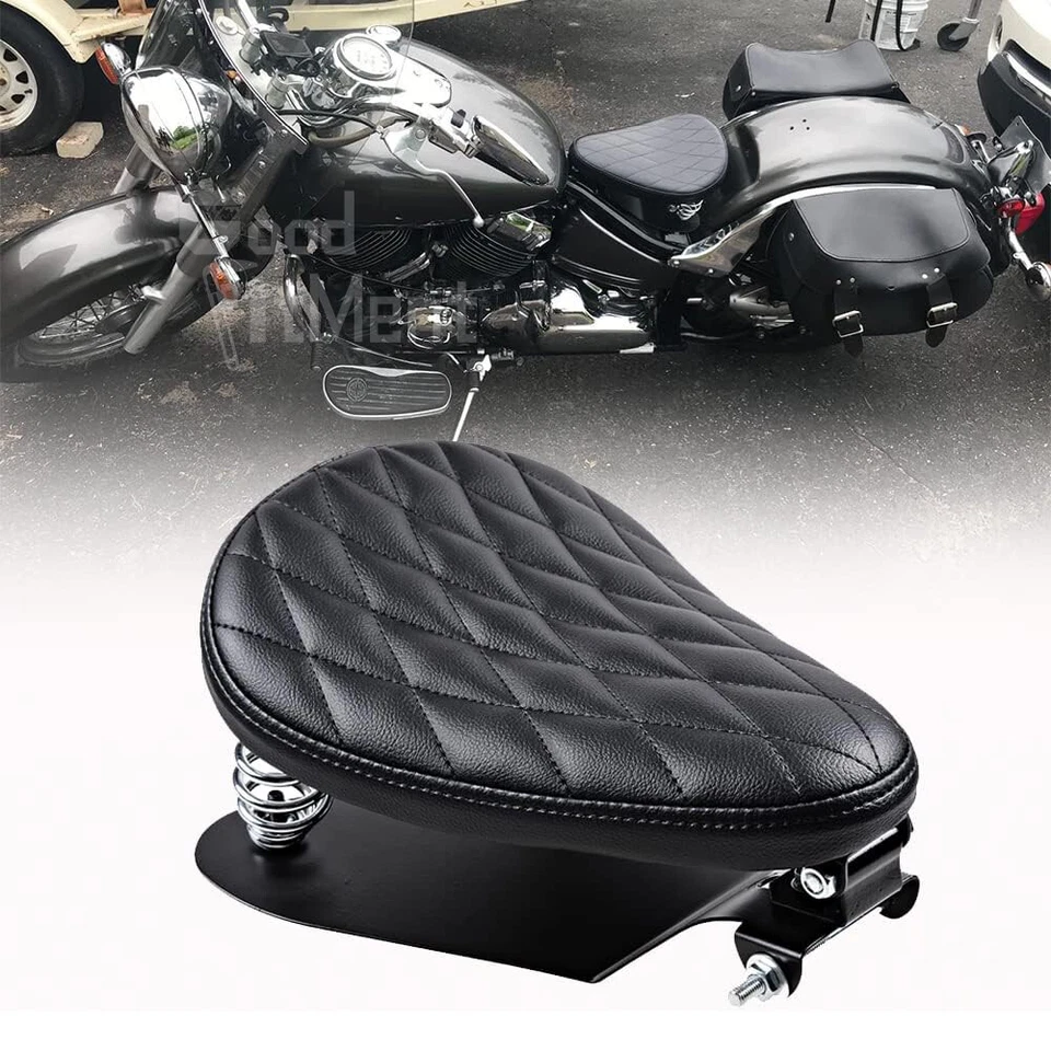 Para Kawasaki Vulcan S Motocicleta Bobber Chopper Assento Solo Mola com Base Selim - Imagem 2 de 4
