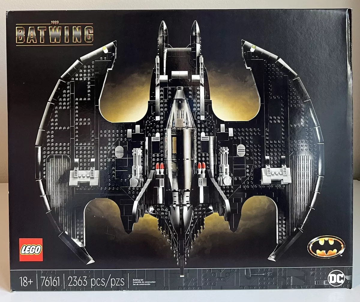 LEGO DC Batman 1989 Batwing 76161 Displayable Model with a