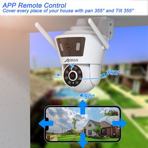 ANRAN 4MP HD Security Camera Wireless Outdoor Home Night Vision Wifi CCTV Camera - Picture 7 of 15