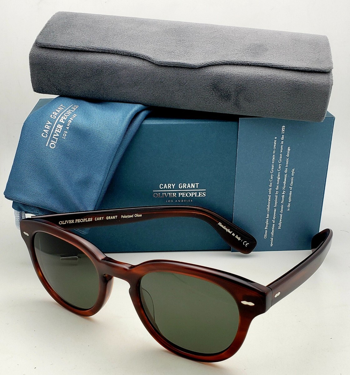 CARY GRANT SUN OLIVER PEOPLES Sunglasses OV 5413SU 1679P1 Tortoise