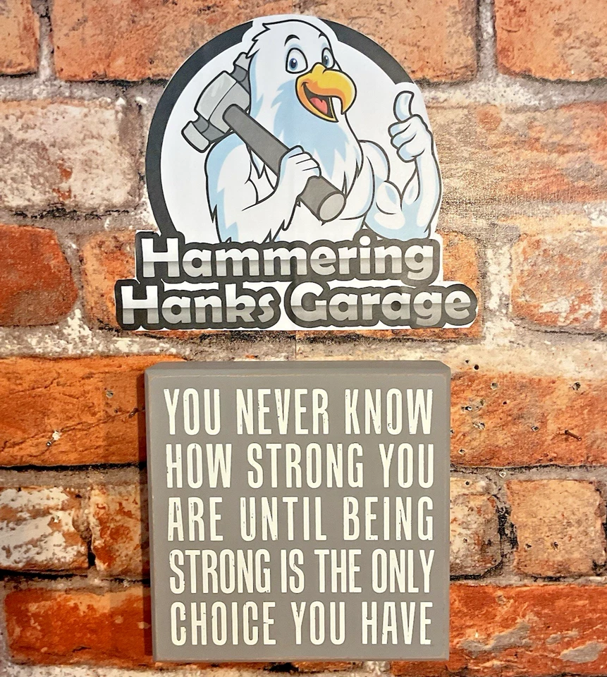 Caja 6"x6"x2" "Hasta que ser fuerte es la única opción que tienes"... ¡ENVÍO GRATUITO! Foto 2 de 4