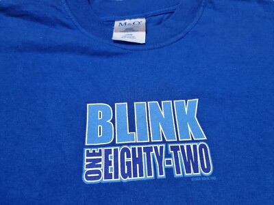 rare 90s Vintage 1999 Blink 182 T Shirt Size L 21.5*29 inch | eBay