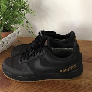 NIKE Air Force 1 GTX GoreTex Black Light Carbon Gum Bottom / Sz 10.5/  CK2630-001 193152683716 | eBay