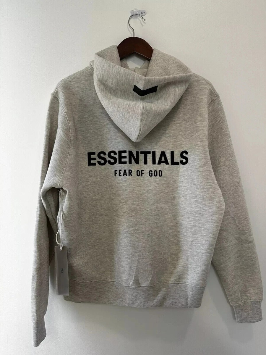 Fear of God Essentials Hoodie Dark Oatmeal SS22 | eBay