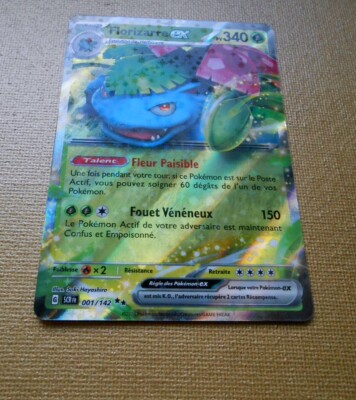 pokemon karte florizarre ex 001/142 holo sternkrone SCHARLACH & VIOLETT
