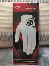 Callaway Dawn Patrol Leather Golf Glove REG Left NEW Optifit Mens SZ S