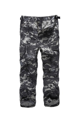 Boys Girls Kids Teens Paratrooper Fatigue Scout Camp Woodland Camo Cargo Pants - Picture 13 of 13