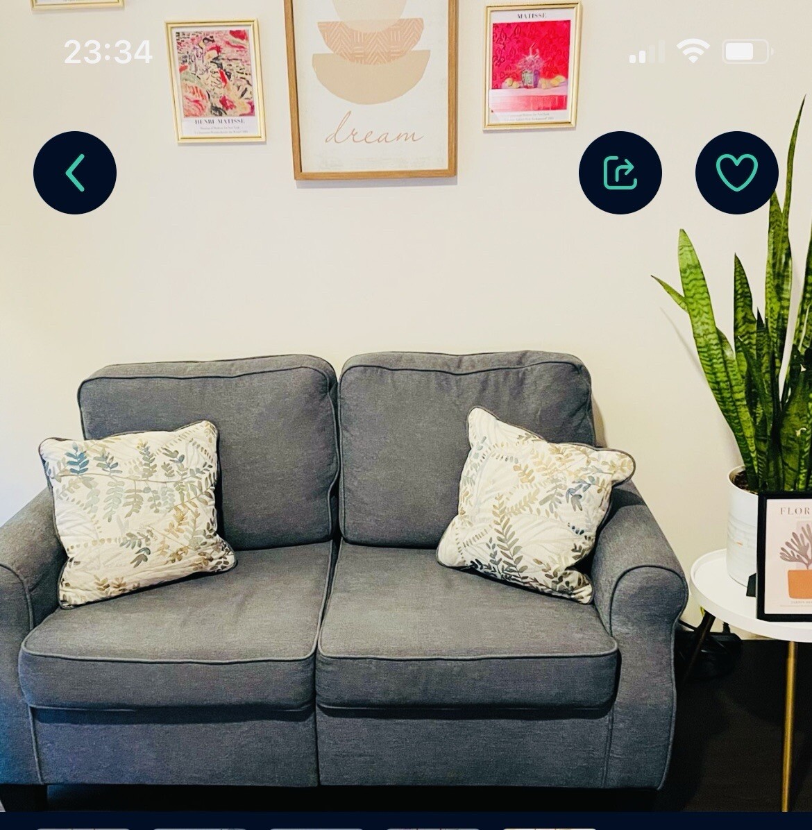 Ashley Furniture Alessio Sofa and Loveseat Living Room Set eBay