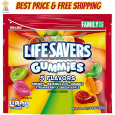 Life Savers 5 Flavors Gummy Candy, Family Size - 26 oz Bag