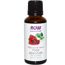 Rose Absolute Oil 5% Blend, 1 oz - NOW Foods Essential Oils