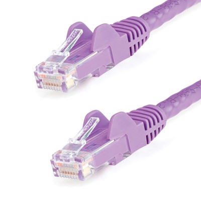StarTech.com 10m CAT6 Ethernet Cable - Purple CAT 6 Gigabit Ethernet Wire -650MH