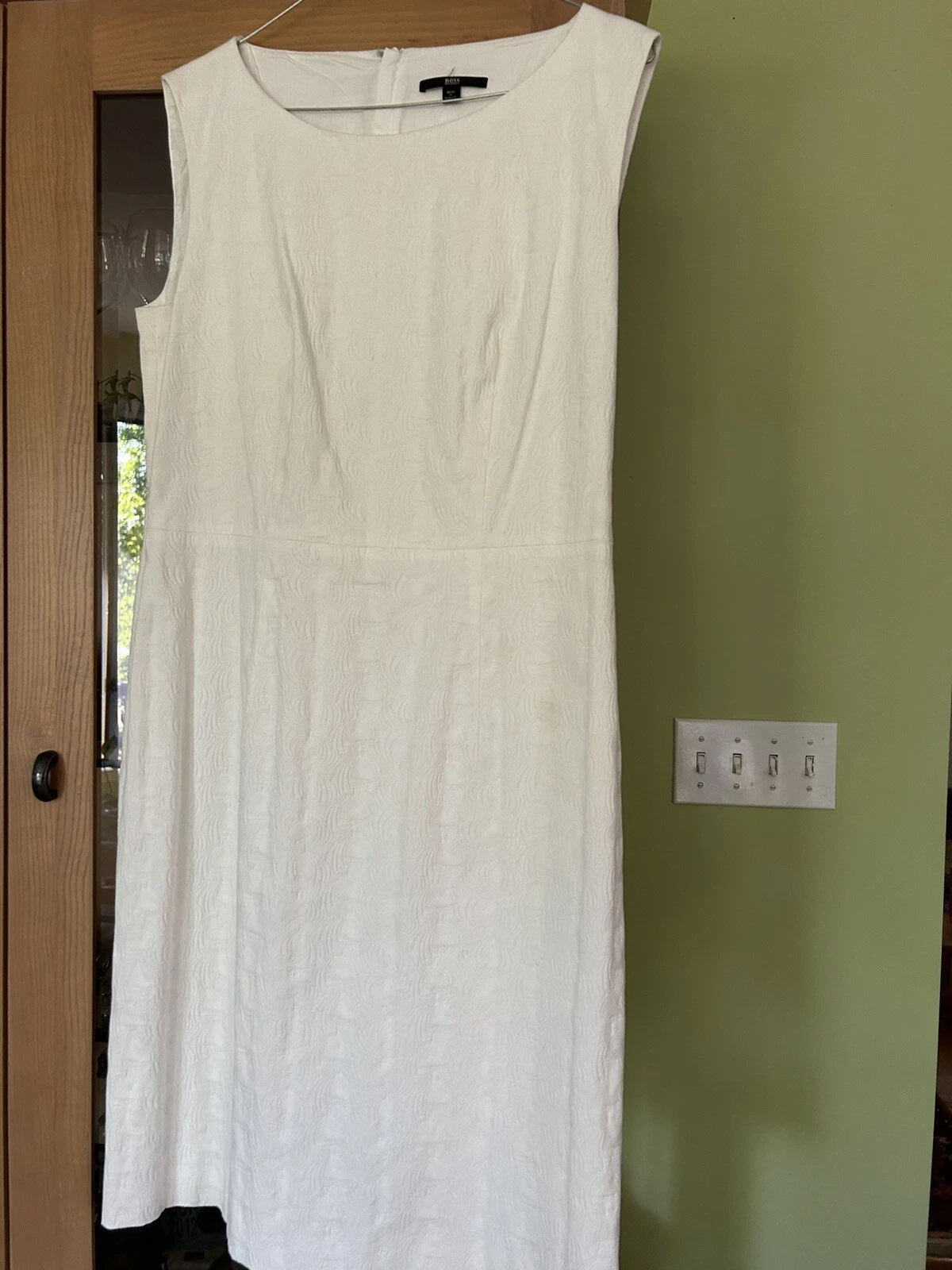 OFF WHITE Abito senza maniche bianco bianco sporco Hugo Boss taglia M