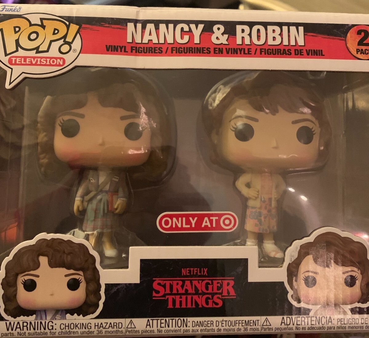 Funko Pop! Nancy and Robin 2 Pack Stranger Things Target Exclusive 