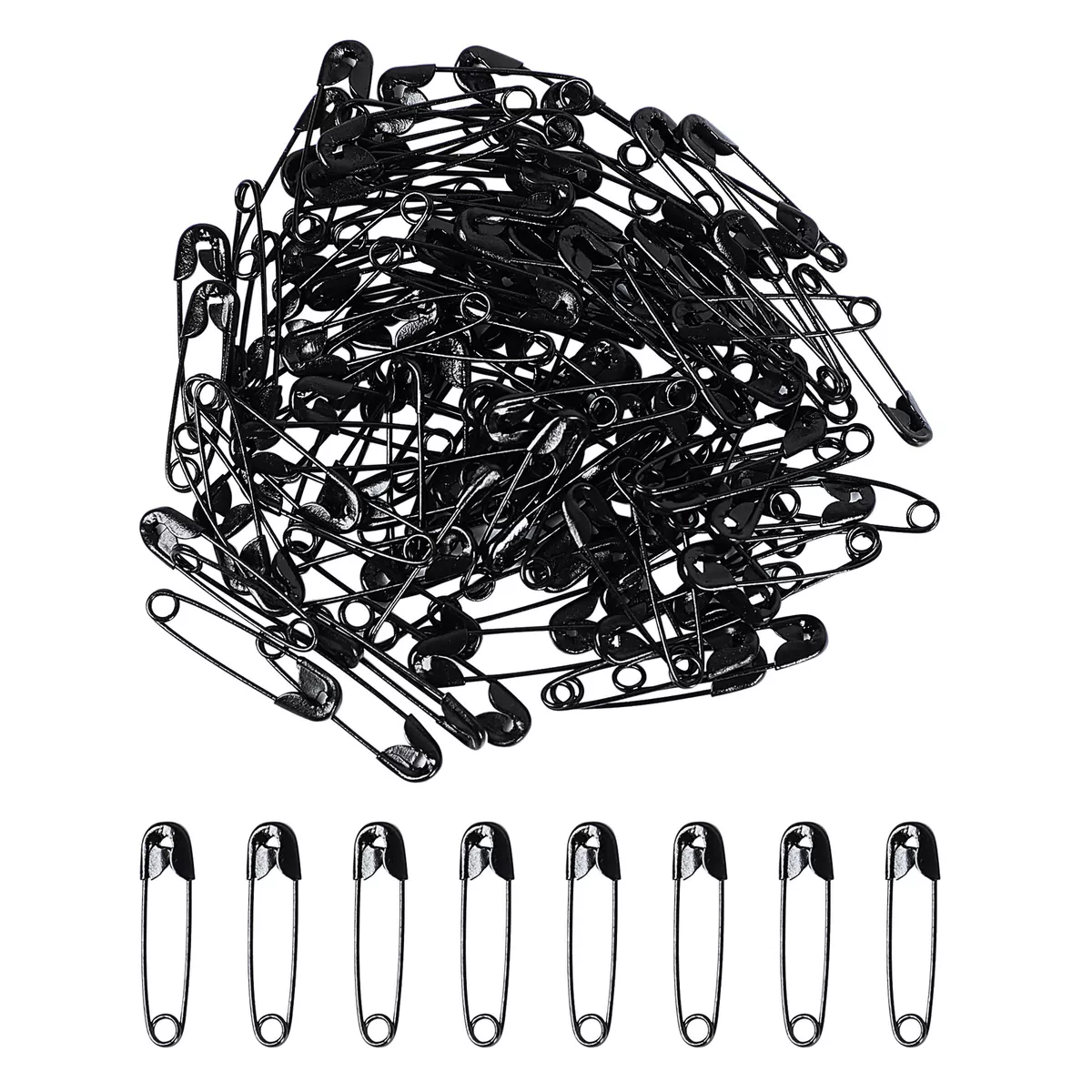 Black best sale safety pins