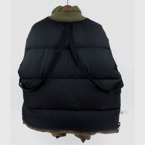 Banana Republic Down Puffer Jacket Mens Large Green Exploration Gorpcore Outdoor - Picture 5 of 19