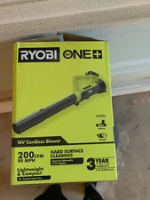 Ryobi 18V Cordless Leaf Blower/Sweeper 200 CFM with Battery 2.0 Ah