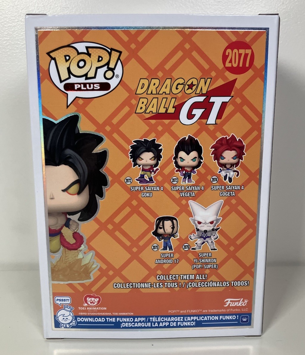 Dragon Ball GT #2077 Super Saiyan 4 Goku Dragon Fist Funko Pop