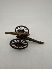 Vintage Cast Metal Toy Cannon Miniature Artillery Pre-1970 Military