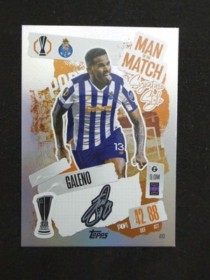 2024-25 Topps Match Attax UCC Man of the Match Signature Style Galeno #410