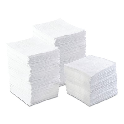 Oil-Only Sorbent Pad, Light-Weight, Absorbs 17 gal, 15 in x 17 in ORS Nasco