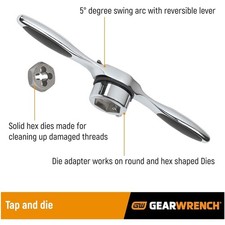 Complete 114 Piece Tap and Die Set - SAE Metric