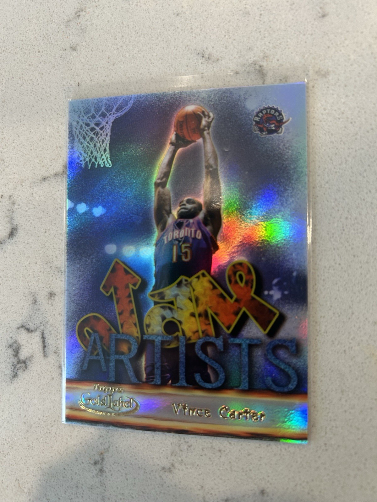 2000-01 Topps Gold Label Jam Artists Vince Carter #JA1