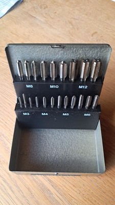 Hahn u.  Kolb   Gewindeschneider - Set  M3 - M12