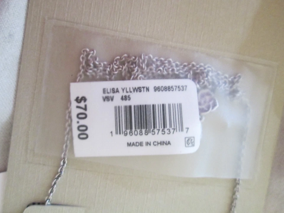 Collar Colgante Kendra Scott Elisa Rosa Amarilla Turquesa Marbelita/Nuevo con Etiquetas Foto 2 de 4