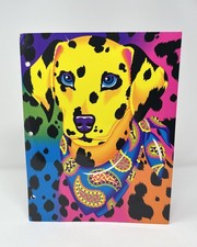 Vintage Lisa Frank Rainbow Dalmatian Two-Pocket Folder - Made in USA