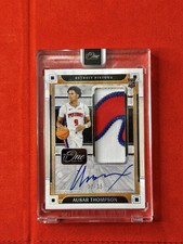 2023-24 Panini One And One Ausar Thompson Rookie Jumbo Jersey Auto /15