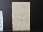 Civil War 21st Kentucky Infantry soldier at Nashville Tennessee Hospital letter