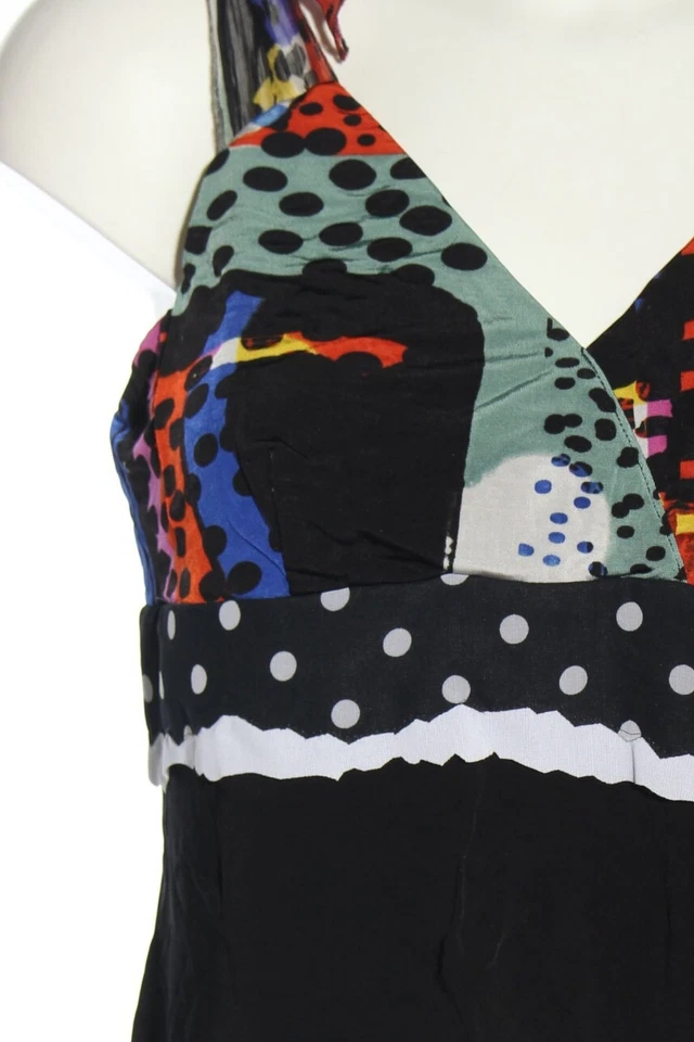 FUEGO WOMAN Chemisier Dames Top T EU 42 noir-rouge-blanc style décontracté - Photo 3/4