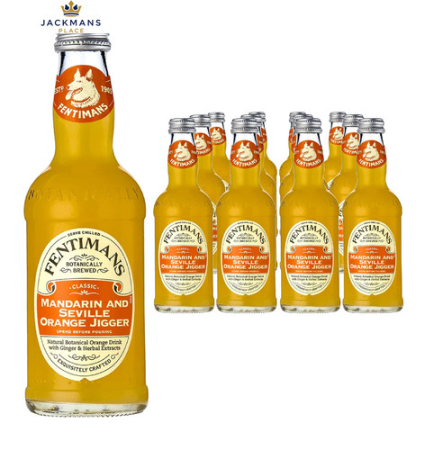 Fentimans Mandarin and Seville Orange Jigger - Natural Botanically 12 x 275ml