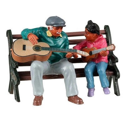 Lemax 22135 Weihnachtsdorf Figur: Die Musikstunde