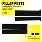 For 2015-2022 Chevrolet Colorado Glossy Black Pillar Post Door Trim Accessories