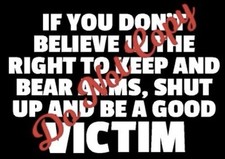 5 If You Dont Believe Victim 2a White Vinyl Sticker Vinyl Decal