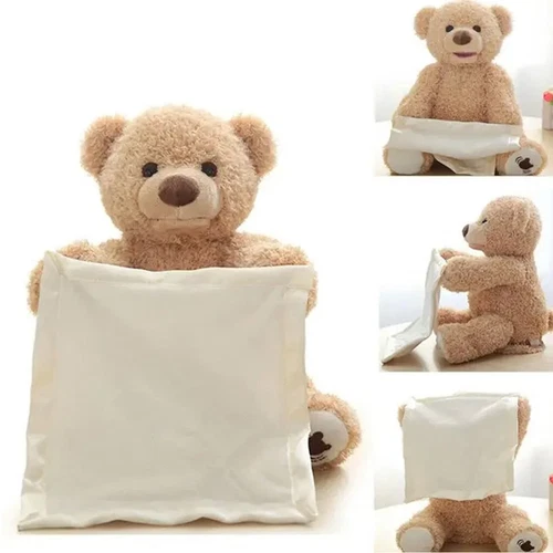 Peek-A-Boo Teddy Bear Plush Toy, photo 3