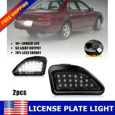 For Nissan Altima 1993-2001 Stanza 1993-1997 Pair Clear White Led Rear Tag Lamps For Nissan Altima 1993-2001 Stanza 1993-1997 Pair Clear White Led Rear Tag Lamps