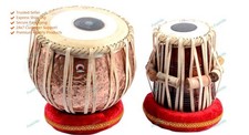 Bina Tabla Pair No. 50 Dx. Professional Copper Tabla Set, Musical Instrument
