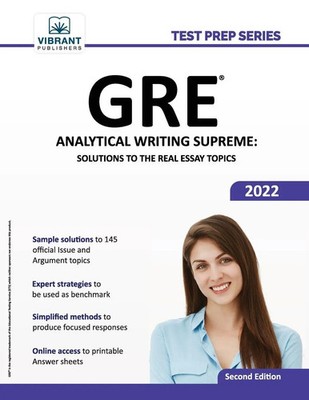 GRE Analytical Writing Supreme | Solutions to the Real Essay Topics | Publishers