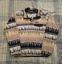 Patagonia Synchilla Snap T Bandicoot Marrow Pullover Fleece Women's Size Small